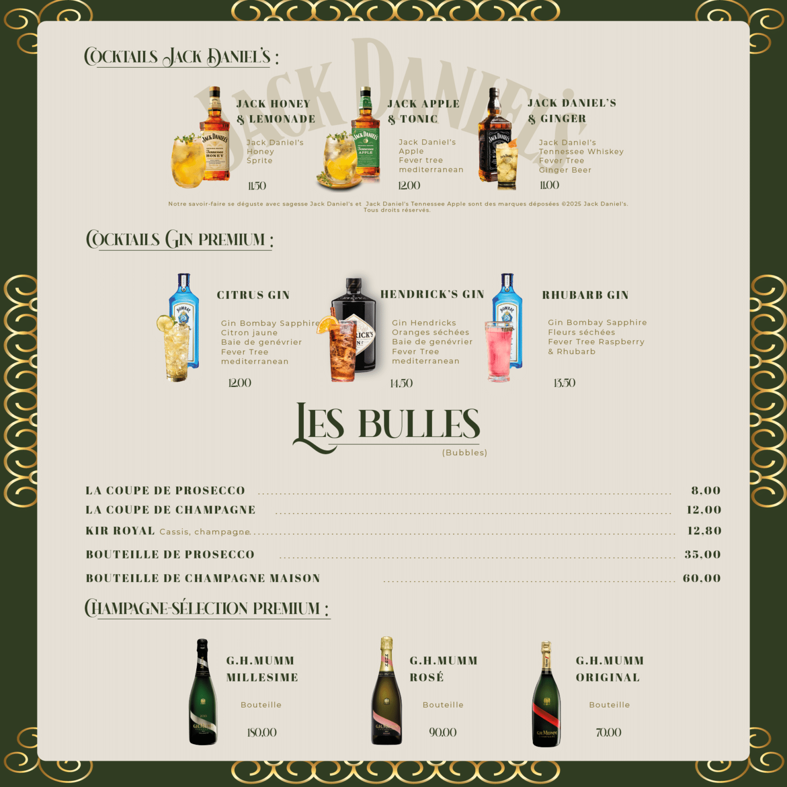 Carte du restaurant L'Excelsior - Page 7